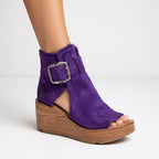 P|H - Elegant Wedge Boots Lila