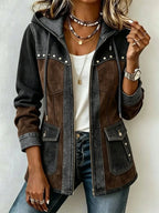 P|H - Hooded Colorblock Zip Jacket Eleanor