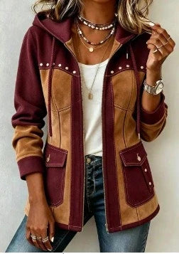 P|H - Hooded Colorblock Zip Jacket Eleanor