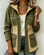 P|H - Hooded Colorblock Zip Jacket Eleanor