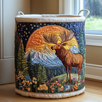 P|H - Woodland Quilted Laundry Basket Pamela