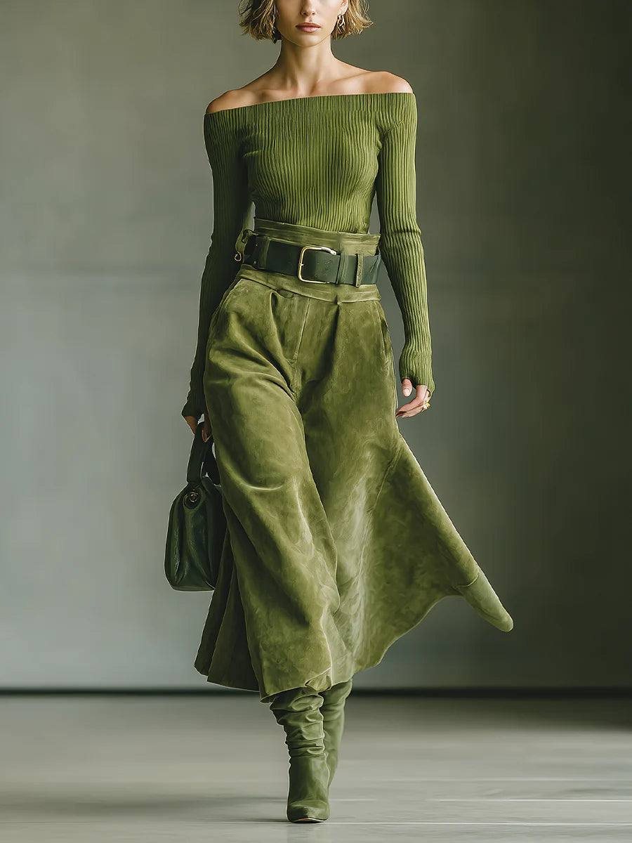 P|H - Off-Shoulder Two-Piece Set Lola