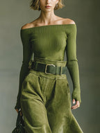 P|H - Off-Shoulder Two-Piece Set Lola