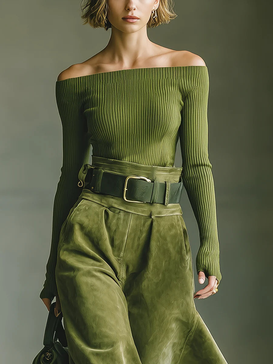 P|H - Off-Shoulder Two-Piece Set Lola