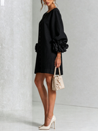 P|H - Rosette Cuff Shift Dress Cynthia