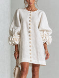 P|H - Rosette Cuff Shift Dress Cynthia