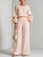 P|H - Rosette Cuff Two-Piece Set Helen