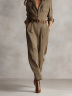 P|H - Chic Elegant Two-Piece Set Marine