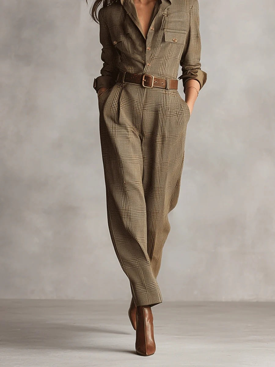 P|H - Chic Elegant Two-Piece Set Marine