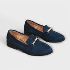 P|H - Gold Chain Suede Loafers Grace