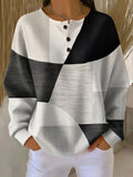 P|H - Waffle Colorblock Henley Sweater Diane