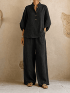 P|H - Relaxed Batwing Two-Piece Set Carol