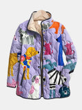 P|H - Playful Dog Print Quilted Jacket Grace