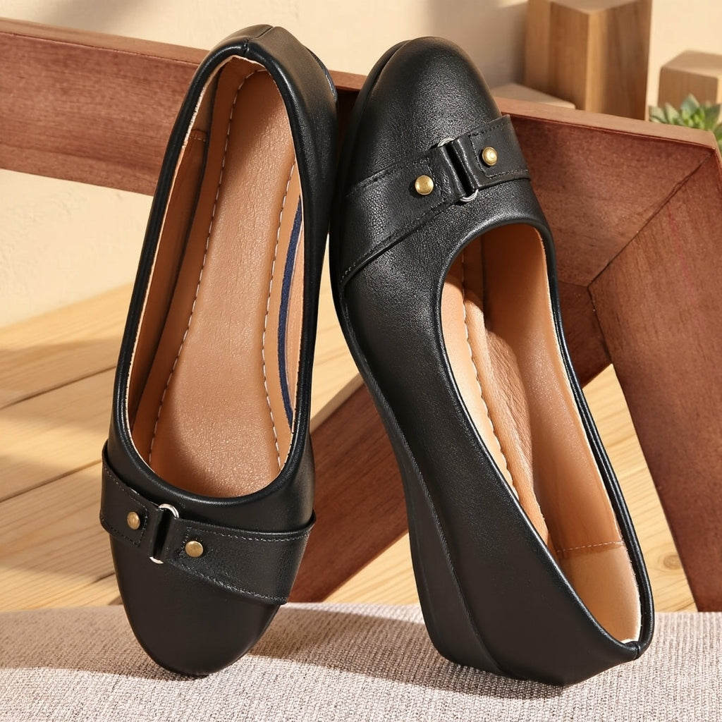P|H - Cushioned Wedge Comfort Flats Evelyn