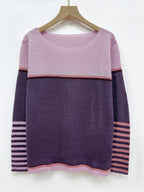 P|H - Colorblock Boat Neck Sweater Pamela