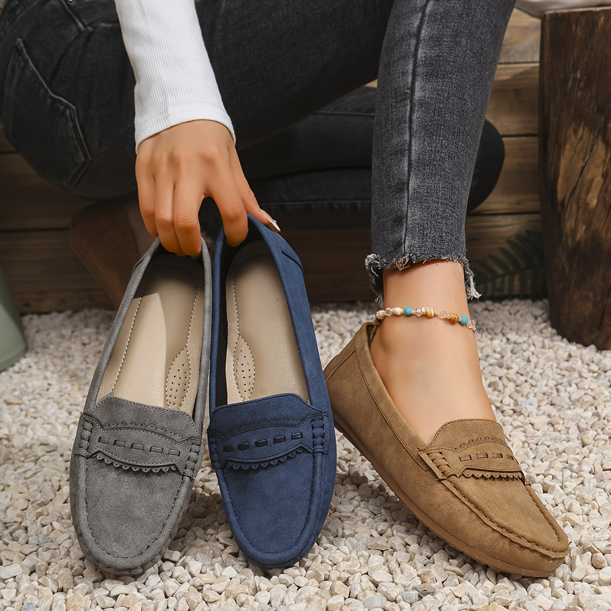P|H - Soft Slip-On Comfort Loafers Eleanor