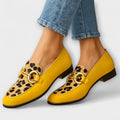 P|H - Golden Buckle Leopard Loafers Catherine
