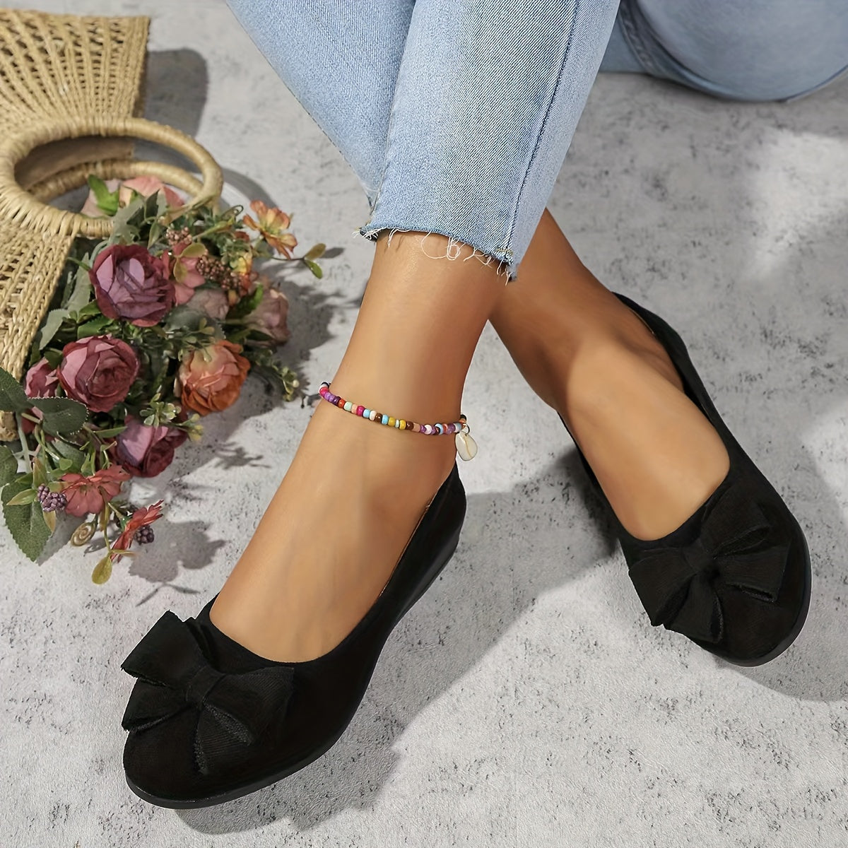 P|H - Bow-Front Comfort Wedges Sharon