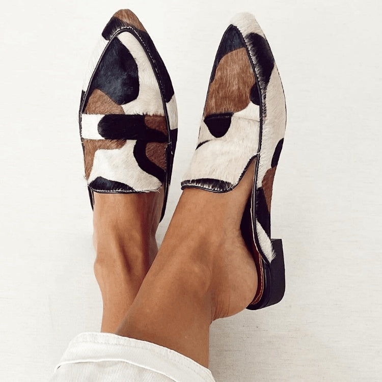 P|H - Two-Tone Textured Loafers Rose