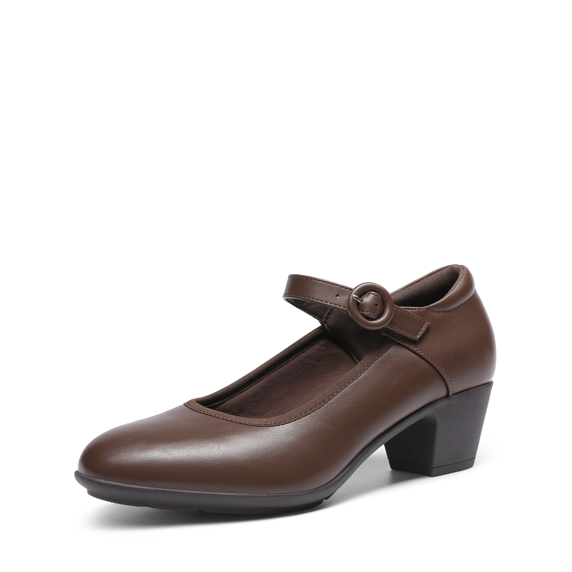 P|H - Cushioned Mary Jane Block Heels Donna