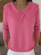 P|H - Pleated Collar Knit Sweater Nancy