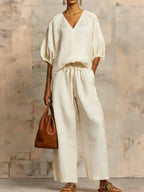 P|H - Relaxed Elegant Two-Piece Set Valencia
