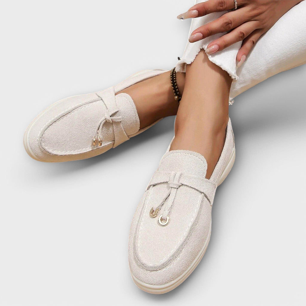 P|H - Soft Suede Slip-On Loafers Janet