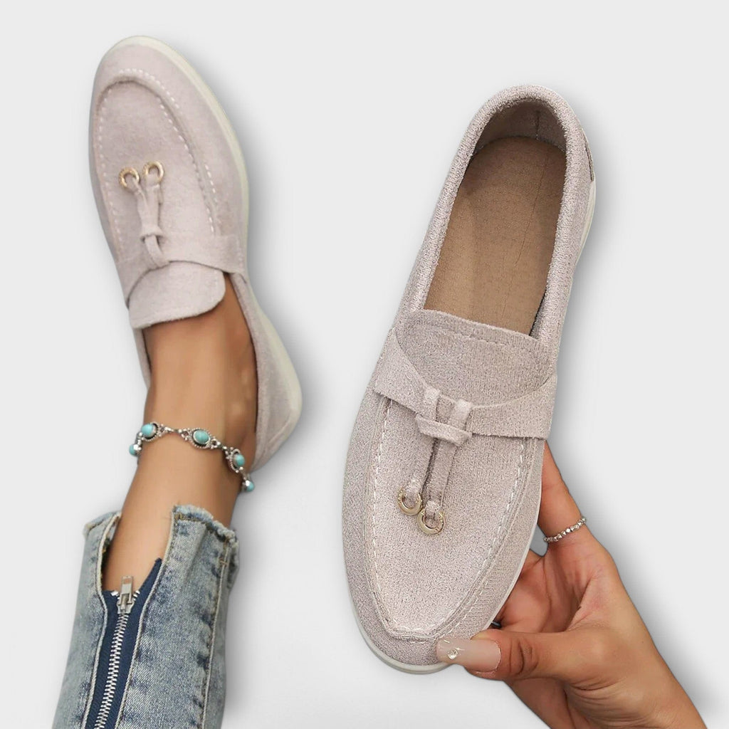 P|H - Soft Suede Slip-On Loafers Janet