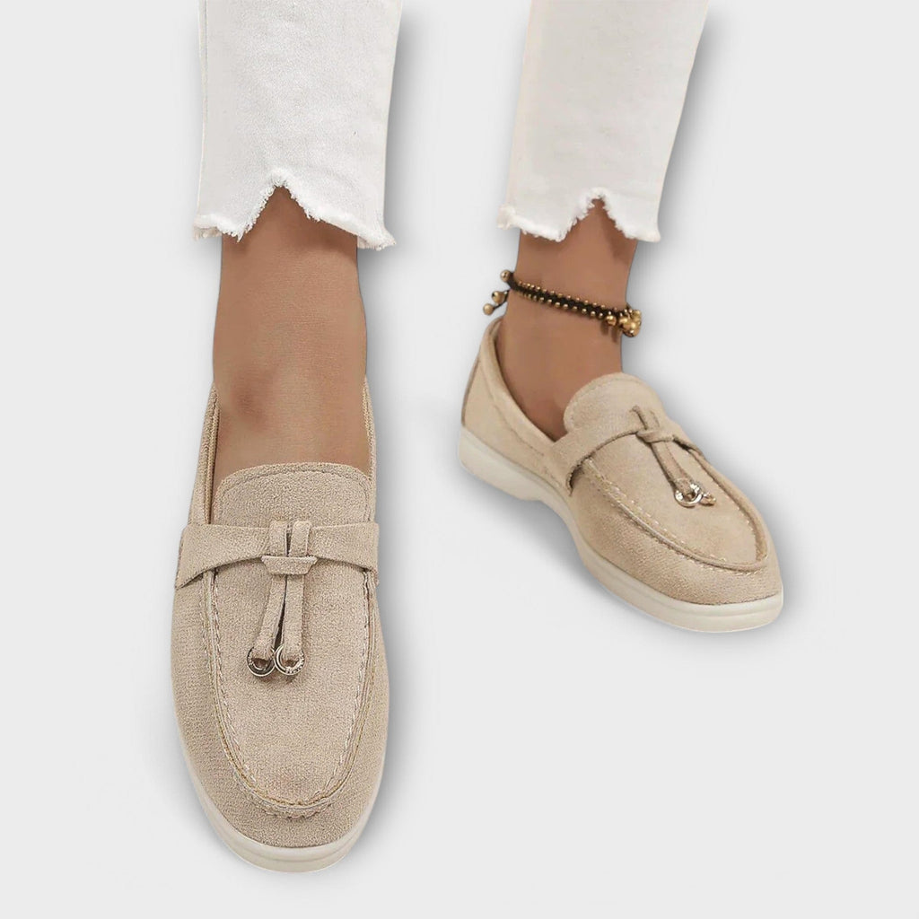 P|H - Soft Suede Slip-On Loafers Janet