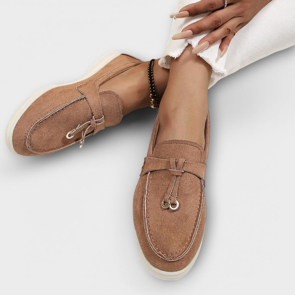 P|H - Soft Suede Slip-On Loafers Janet