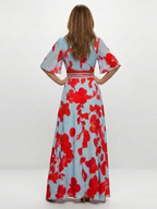 P|H - Sleeved Floral Maxi Dress Corinne
