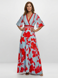 P|H - Sleeved Floral Maxi Dress Corinne