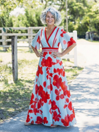 P|H - Sleeved Floral Maxi Dress Corinne