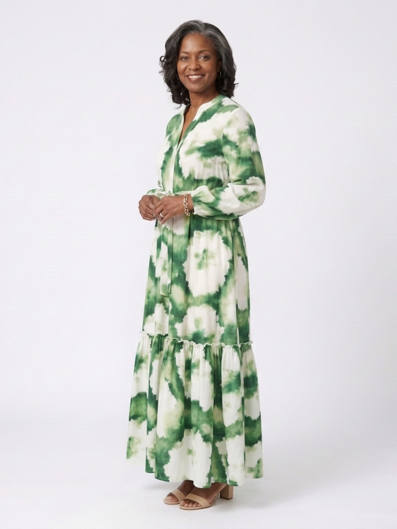 P|H - Long Sleeve Floral Maxi Dress Sabine