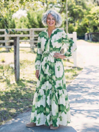 P|H - Long Sleeve Floral Maxi Dress Sabine