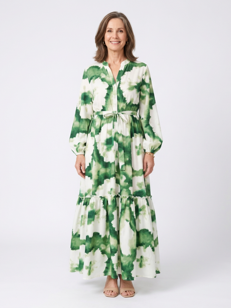 P|H - Long Sleeve Floral Maxi Dress Sabine