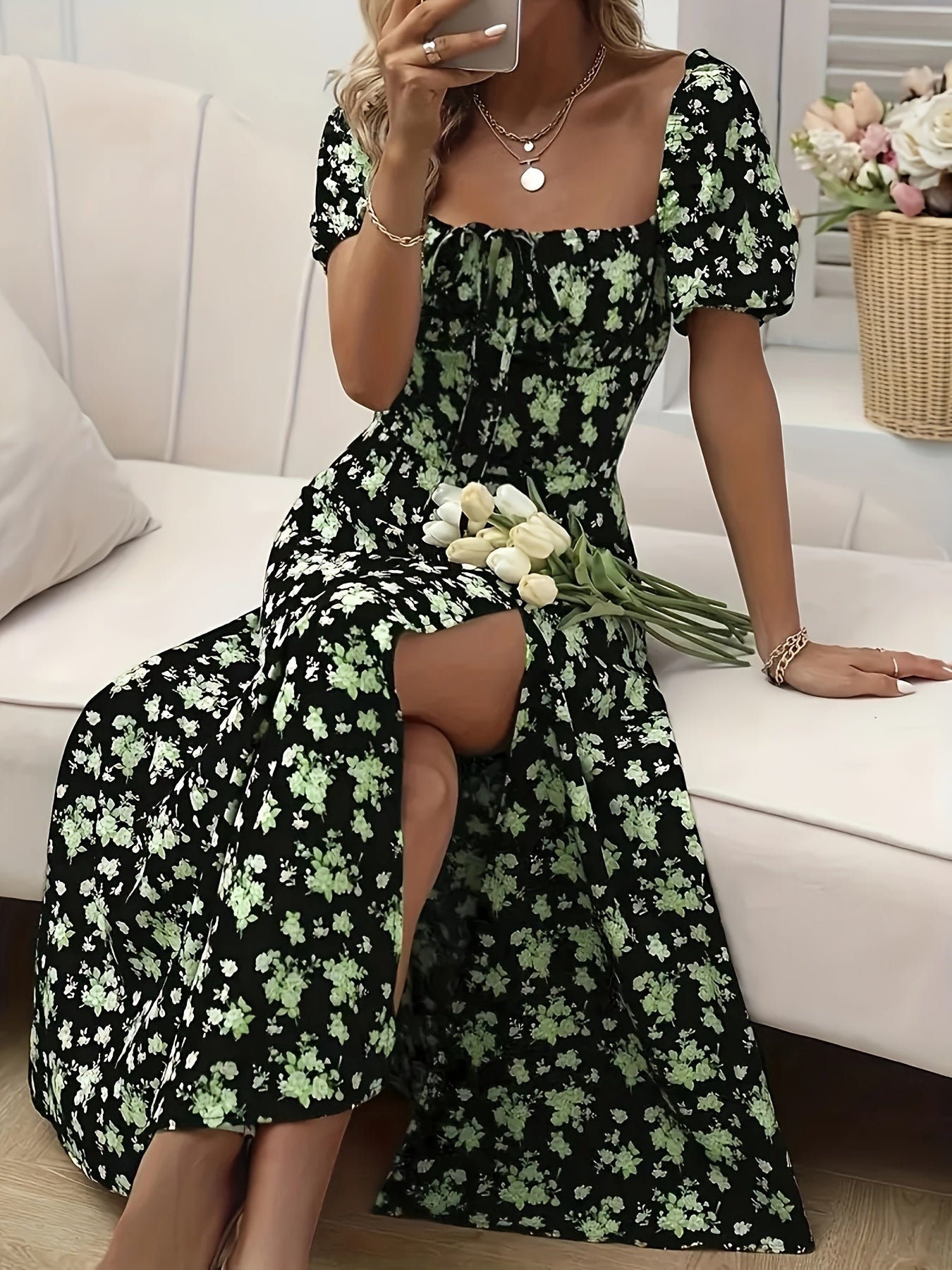 P|H - Floral Dress Chloé