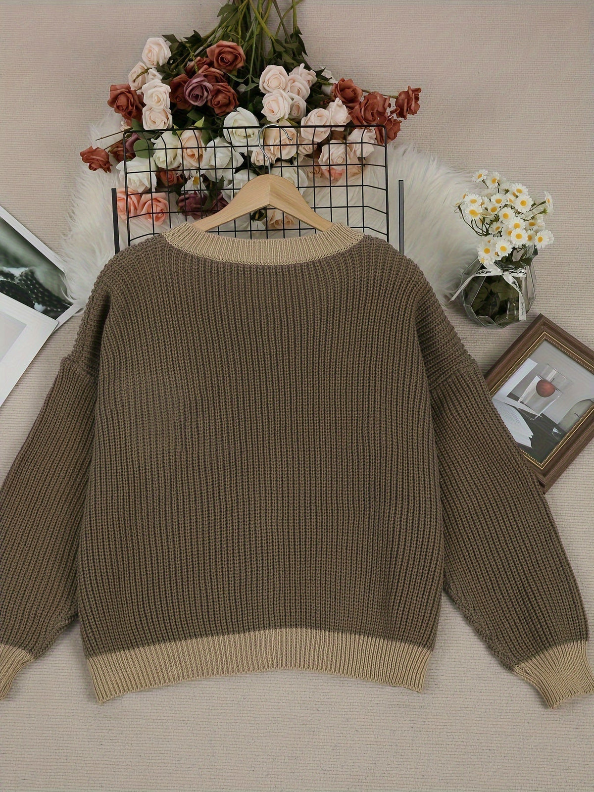 P|H - Waffle Knit Pocket Cardigan Brenda