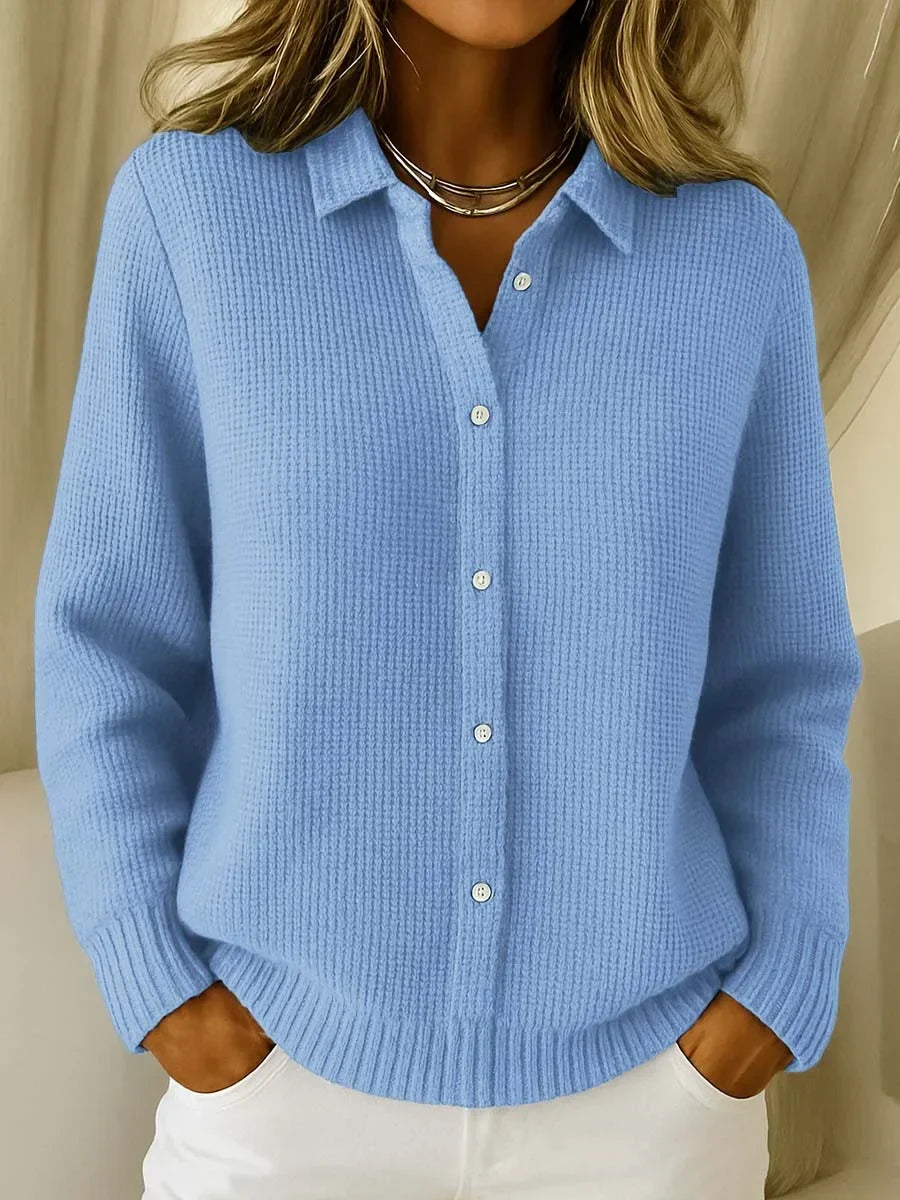P|H - Collared Waffle Knit Sweater Dorothy