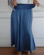 P|H - Wide-Leg Smocked Waist Trousers Emma