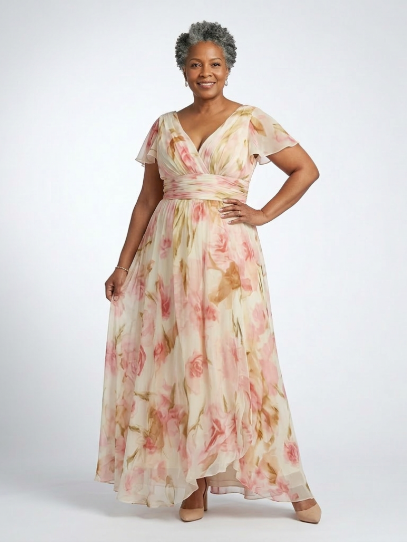P|H - Floral Maxi Dress Elara