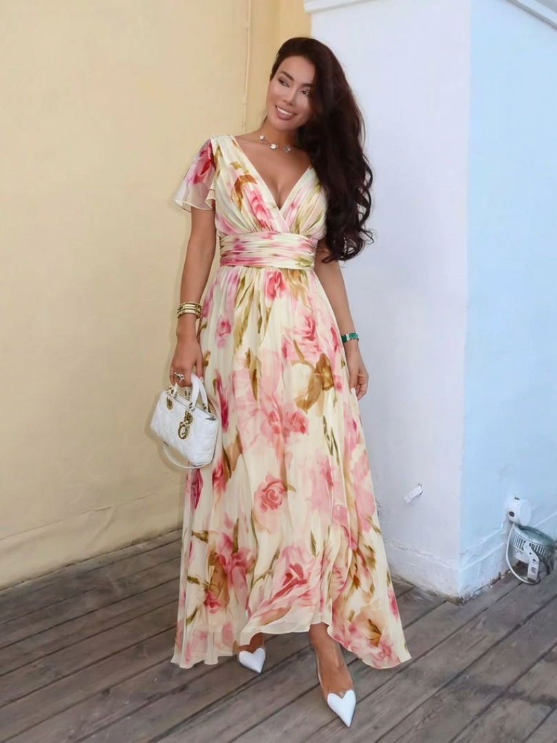 P|H - Floral Maxi Dress Elara