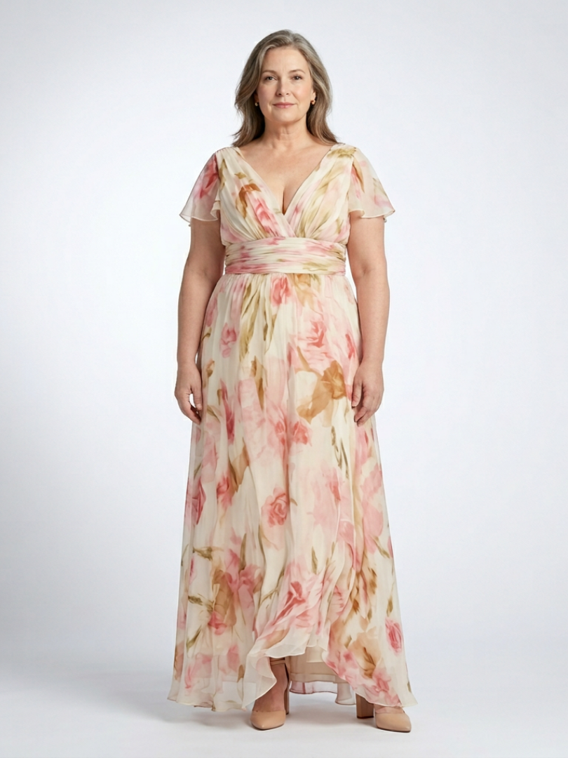 P|H - Floral Maxi Dress Elara