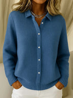 P|H - Collared Waffle Knit Sweater Dorothy