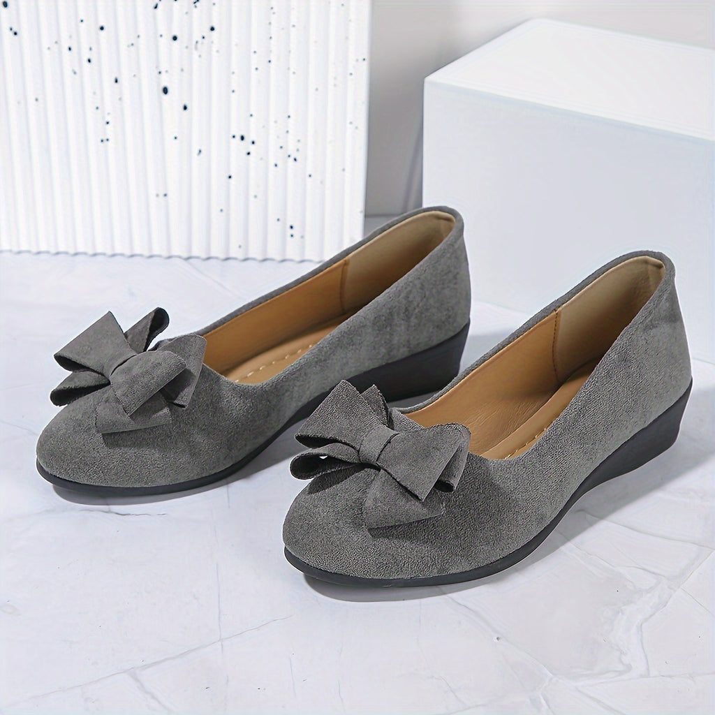 P|H - Bow-Front Comfort Wedges Sharon
