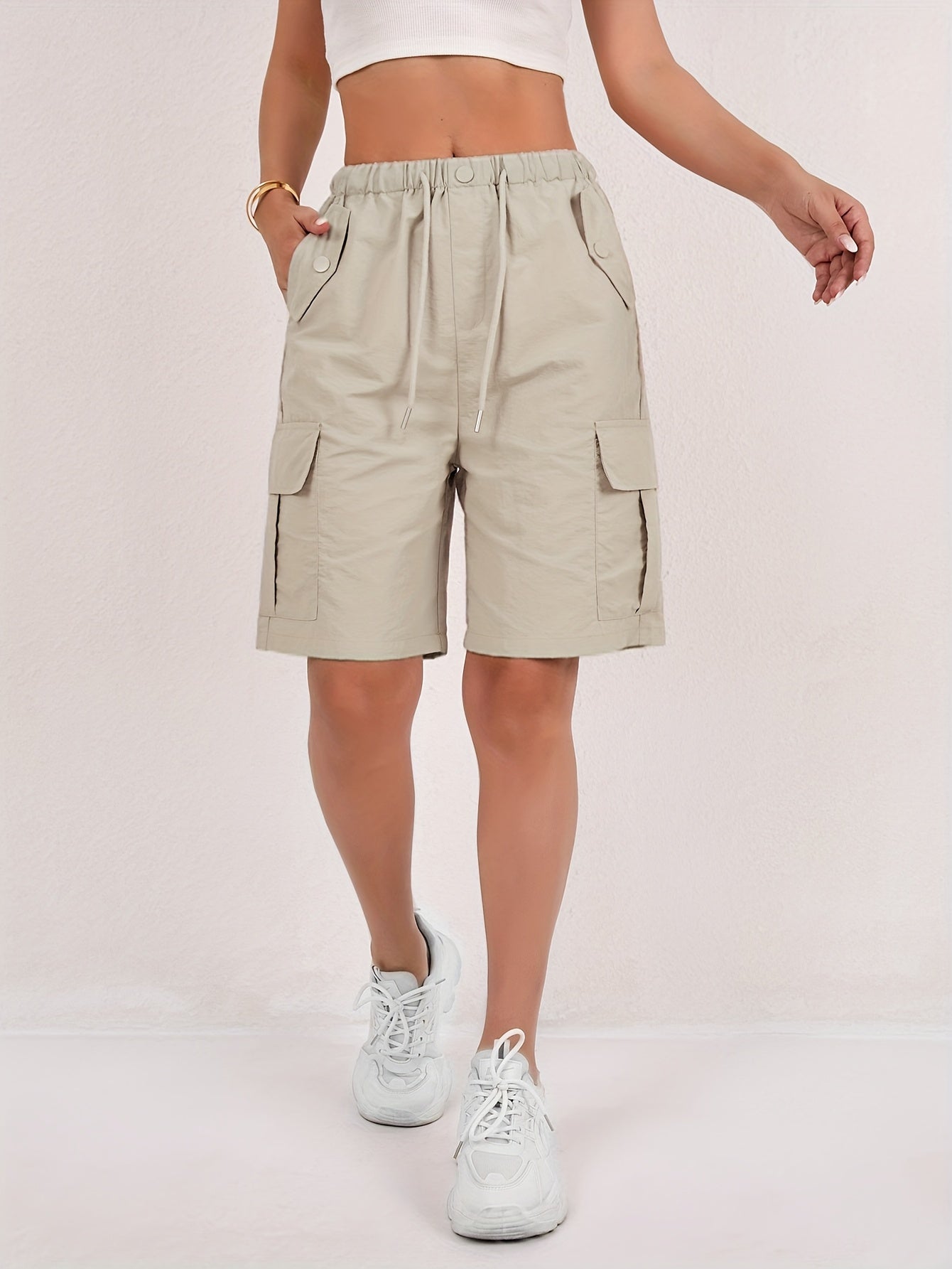 P|H - Lightweight Quick-Dry Cargo Shorts Daisy