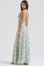 P|H - Elegant Green Dress Eva