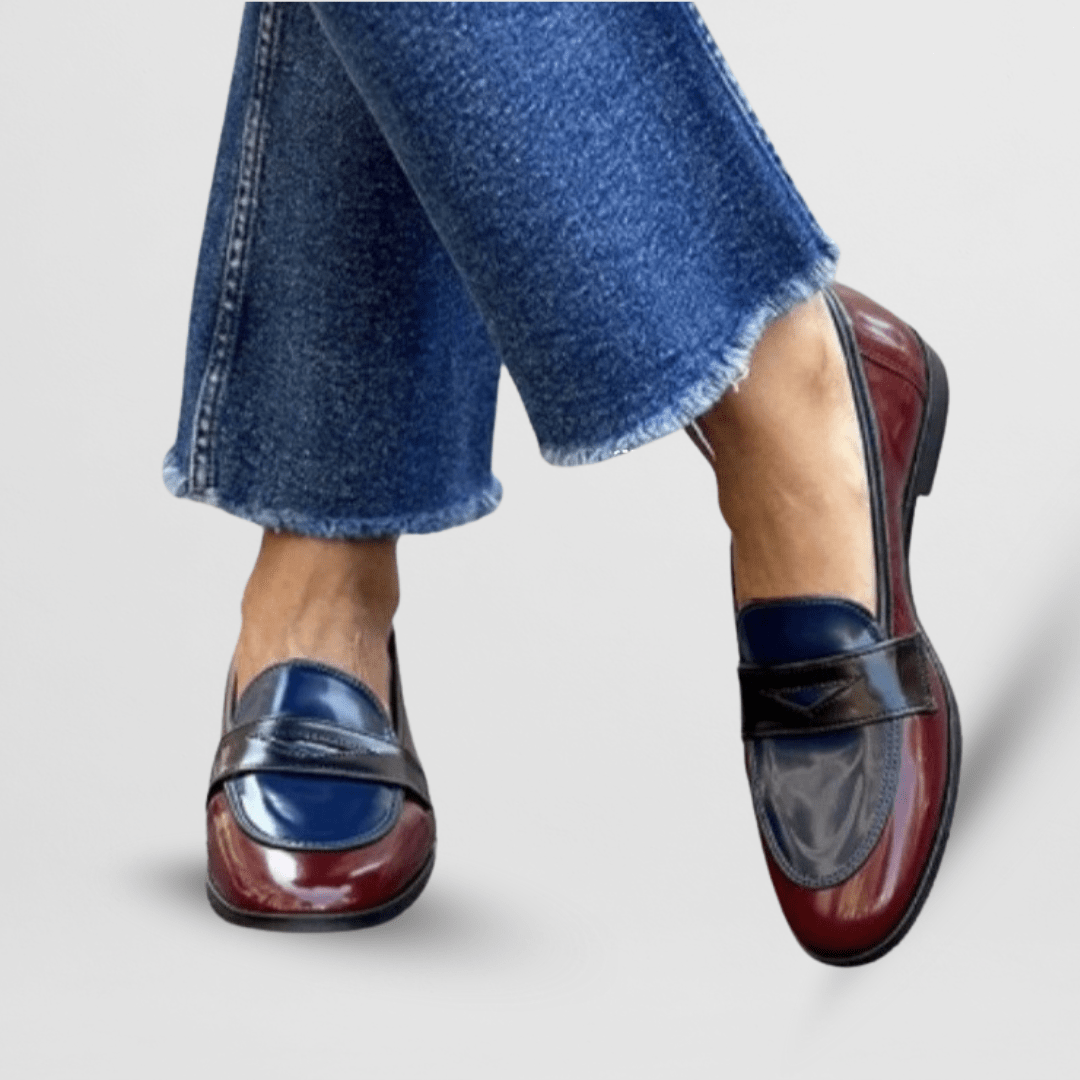 P|H - Two-Tone Patent Loafers Donna