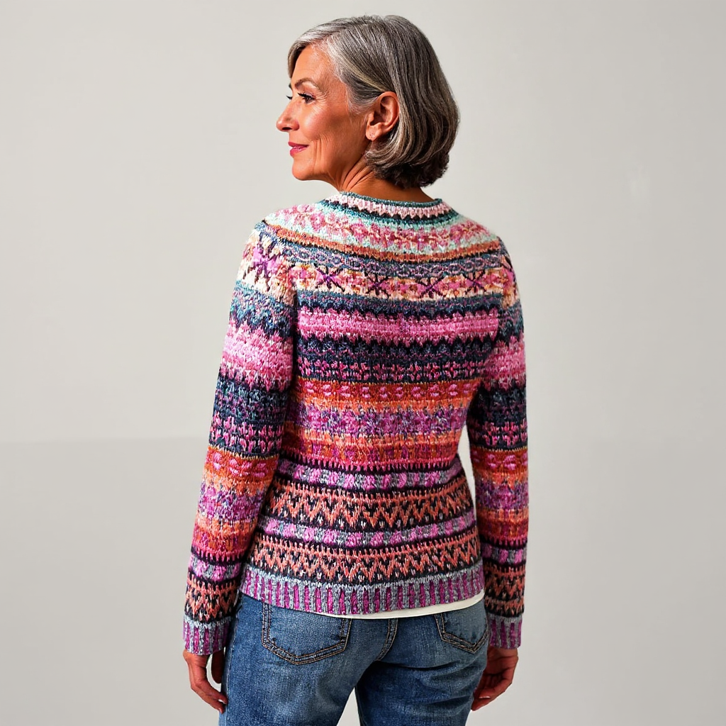 P|H - Rose Multi Fair Isle Knit Sweater Diane