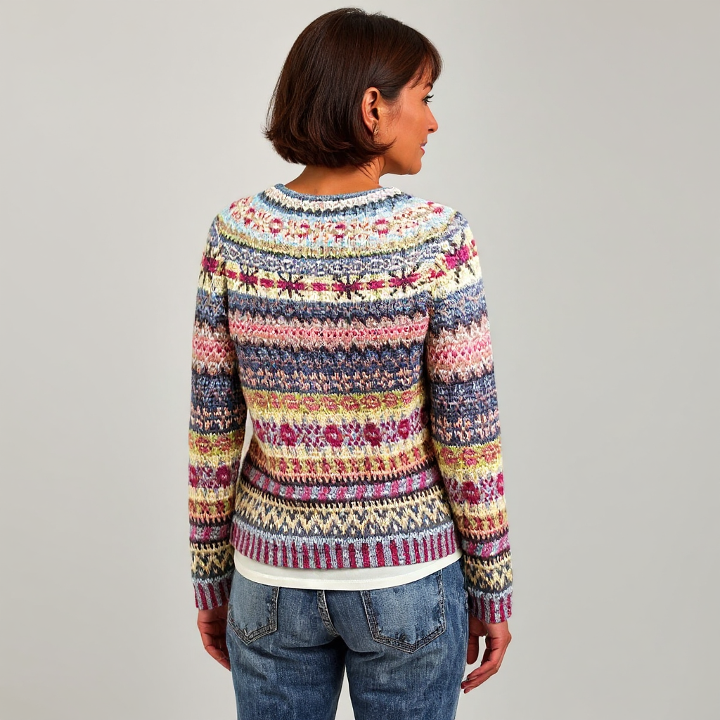 P|H - Heather Multi Fair Isle Knit Sweater Gloria